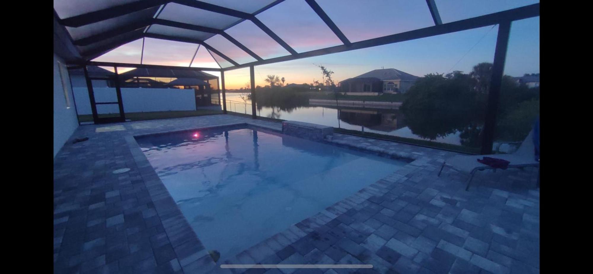Newly Built Villa Ballerina With Heated Pool And Incredible View Into Beautiful Arrowheadcanal Κέιπ Κόραλ Εξωτερικό φωτογραφία